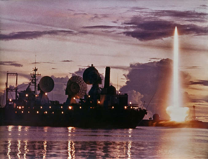 Anti-Ballistic Missile test, Kwajalein, MI : Photojournalism & Documentary : Clayton Price Photographer